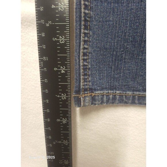 Liz & Co Stretch Bootcut Women's Blue Jeans Size 12 EUC - Picture 5 of 7